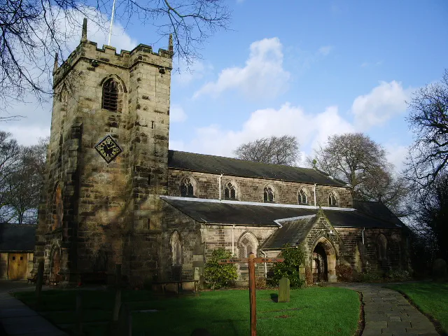St Mary's Parish Church, Penwortham, overlooking the River Ribble